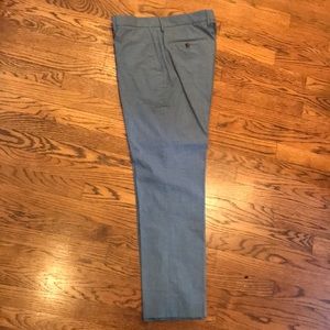 J Crew men’s tapered pants (slate blue/grey)
